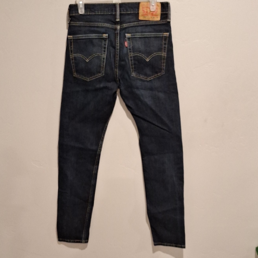 Levi's Young Mens Deep Blue 510 Jeans Size 30 W x 32 L Skinny Jeans